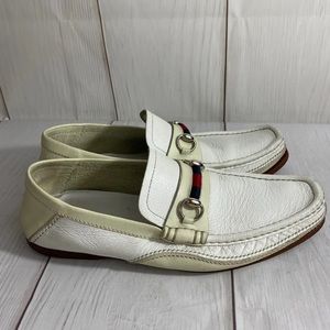 Sold Men’s White Gucci Loafers